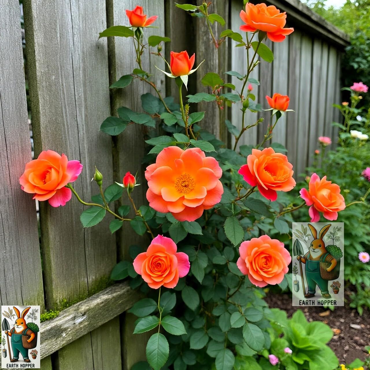 Earth Hopper Climbing Rose Hybrid Seeds Pack - Large Flowers- 70 Easy-to-Grow Seeds for Vibrant Blooms, Suitable for All Indian Climates (ALL IN ONE MIX) - Image 2 thumbnail