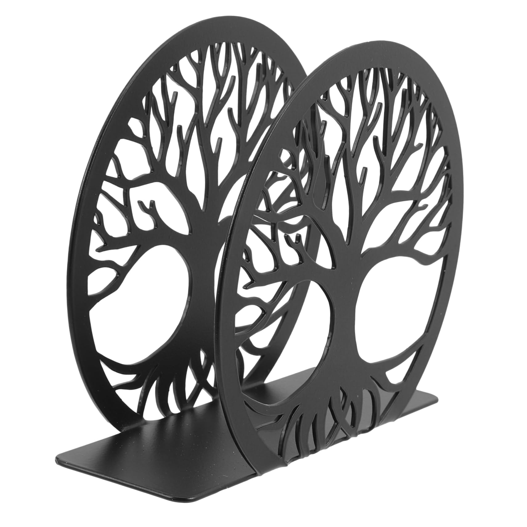 Mikinona Portatovaglioli da Cucina in Acciaio Inossidabile Nero Design Traforato Resistente e Facile Accesso, per Decorare Tavoli in Casa e Durante le Feste