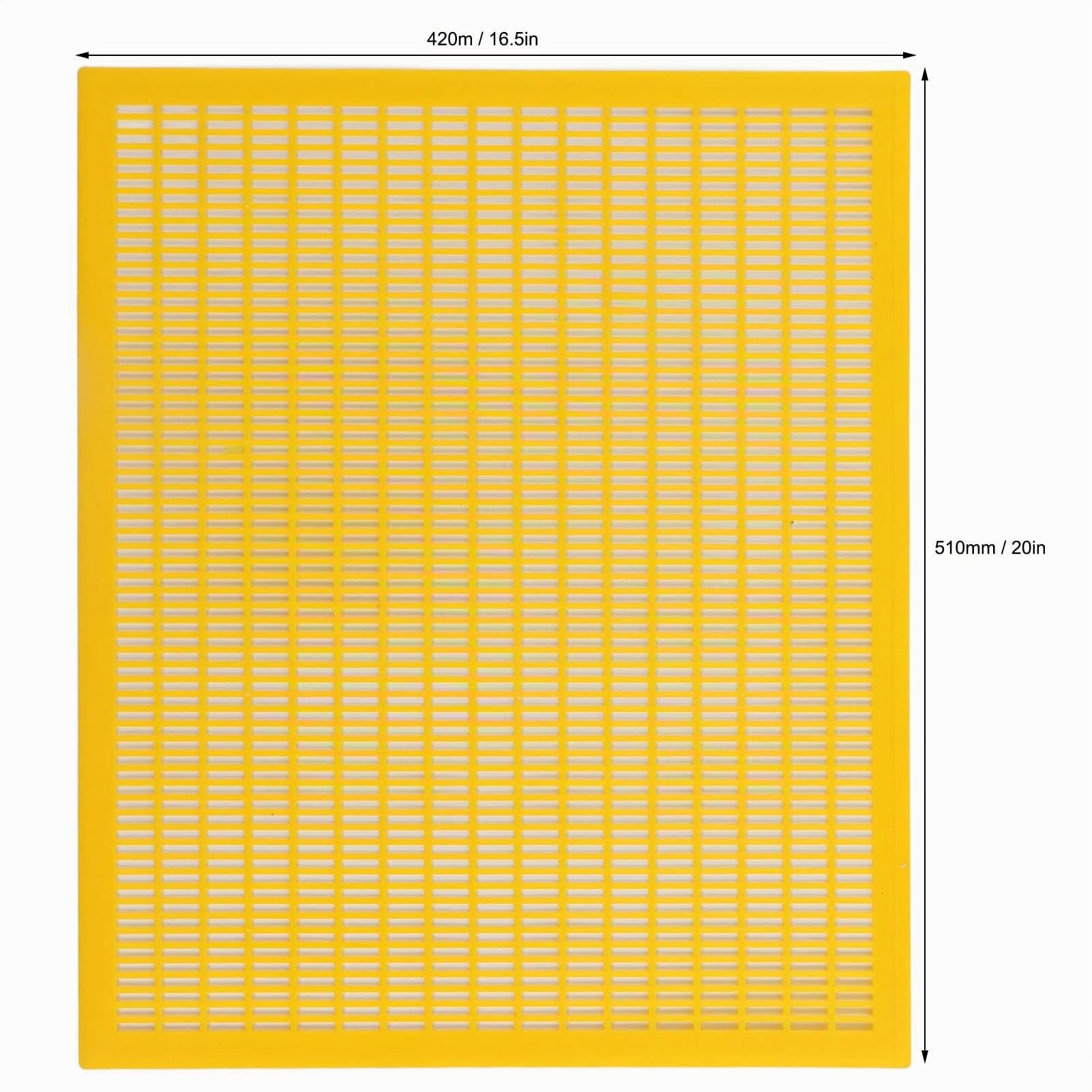 3Pcs Bee Queen Protect Excluder, Queen Excluder en Plastique, Grille de Piégeage Outil de Filet Apiculture Séparée Planche de Reine des Abeilles, Gardez Votre Reine en sécurité