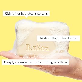 Beekman 1802 Goat Milk Body Soap Bar, Honey & Orange Blossom - Scented - 9 oz - Nourishes, Moisturizes & Hydrates - 100% Vegetable Soap with Lactic Acid - Good for Sensitive Skin - Cruelty Free