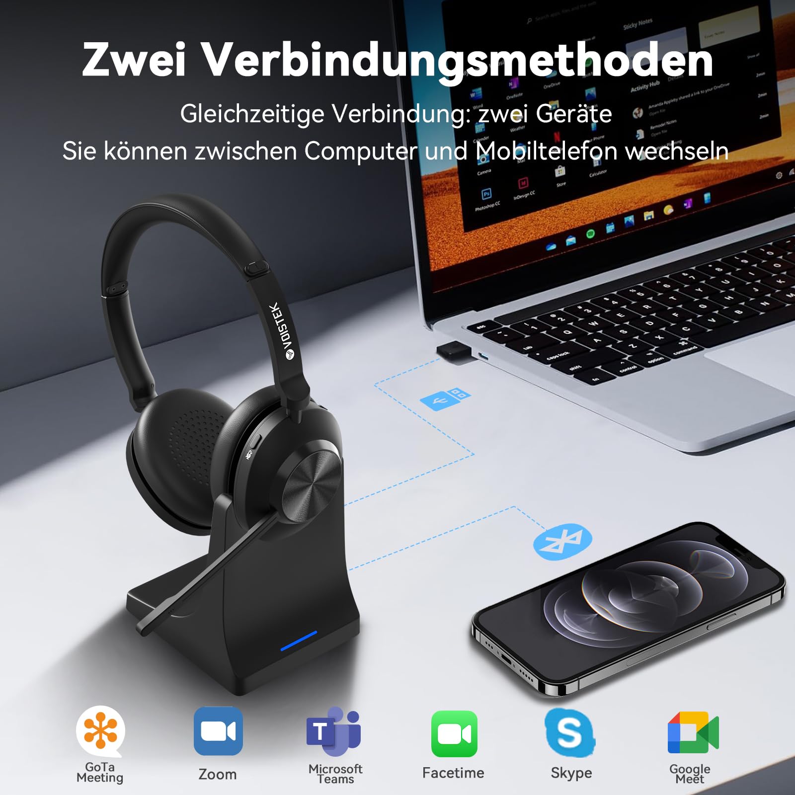 Trust Primo Casque Micro PC Léger On Ear 3.5 Mm, Câble 1,8 M, Casque Audio PC Filaire Ajustable Pour Teletravail Bureau Chat Zoom - Informatique