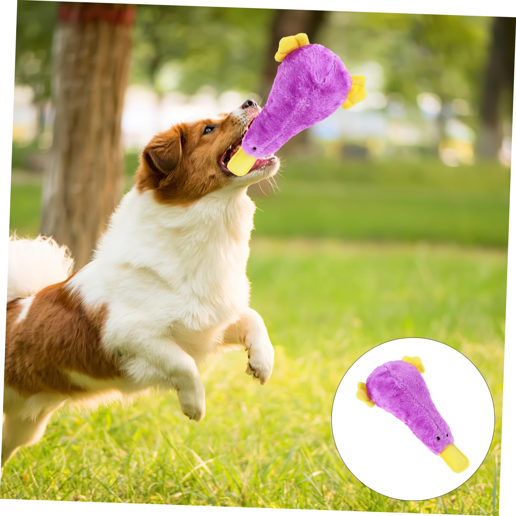 TOYANDONA Jouet Chien Peluche Qui Couine Jouet à Mâcher pour Chiot et Animal de Compagnie Doux et Amusant