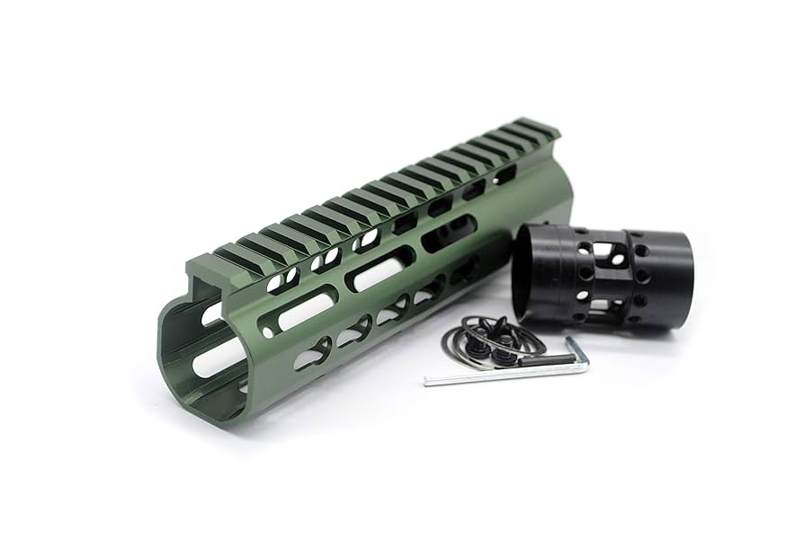 DEFIANACE TR105 ハンドガード オリーブドラブ Amazon | Trirock 7インチkeymodメタル製電動ガンエアガンレール