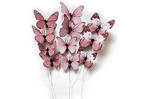 12 Pack Butterfly Decorations