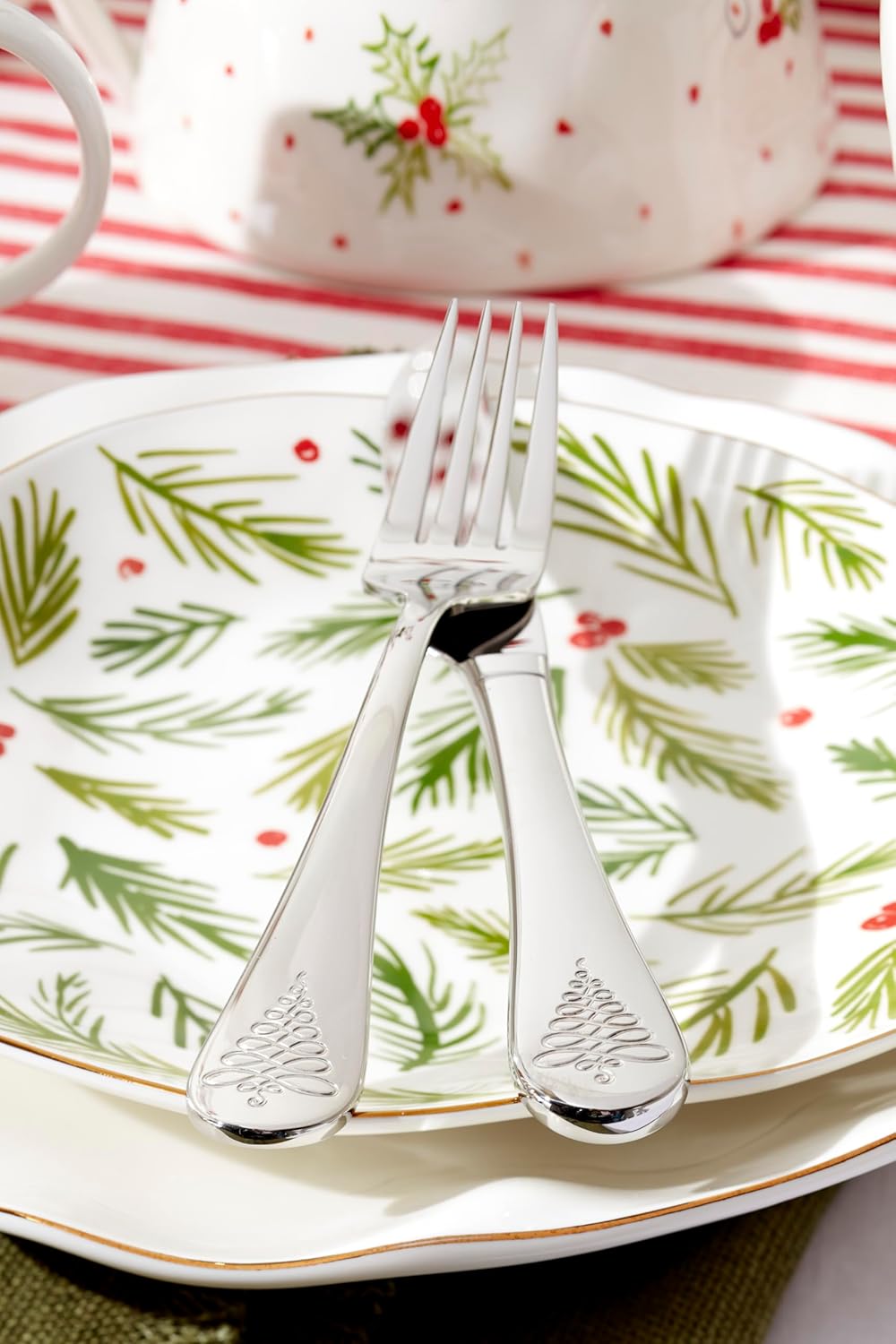 Lenox Bayberry 4-Piece Dessert Plate Set - Image 3