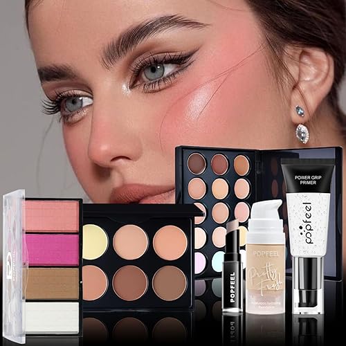 Miniatura 2 de Caja de maquillaje, regalo surtido sorpresa para festivales con productos de maquillaje profesional, juego de cosméticos para fiestas, para mujeres,