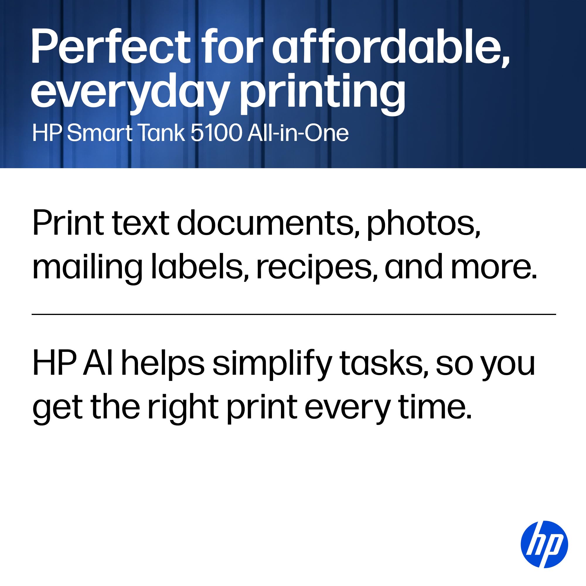HP Smart Tank 5100 Printer - 3 Years Ink Included -11