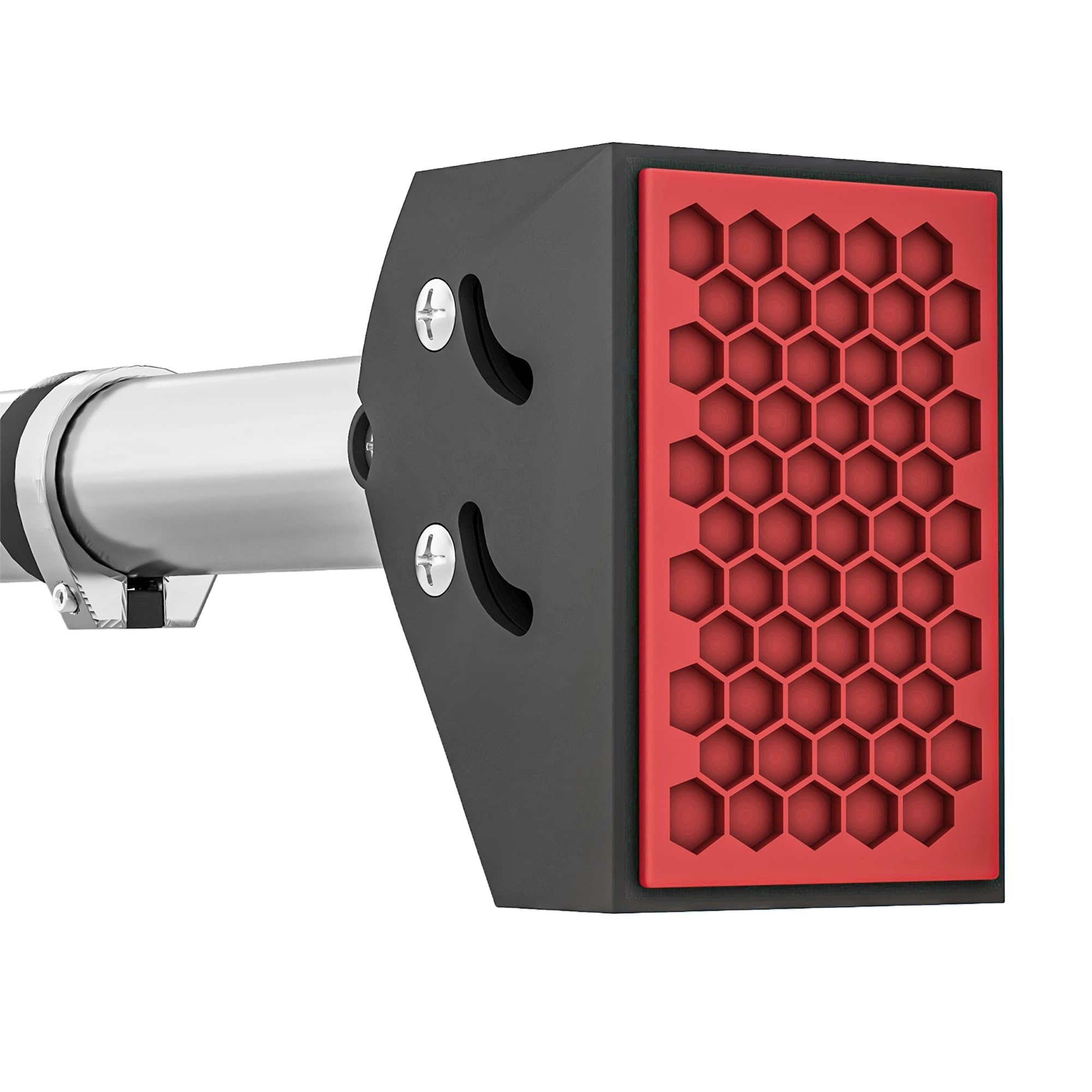 SPORTNOW Barra de Dominadas para Puerta Barra para Hacer Dominadas Ajustable de 95 cm a 123 cm Carga 200 kg para Ejercicio y Entrenamiento en Casa Gimnasio Negro y Rojo