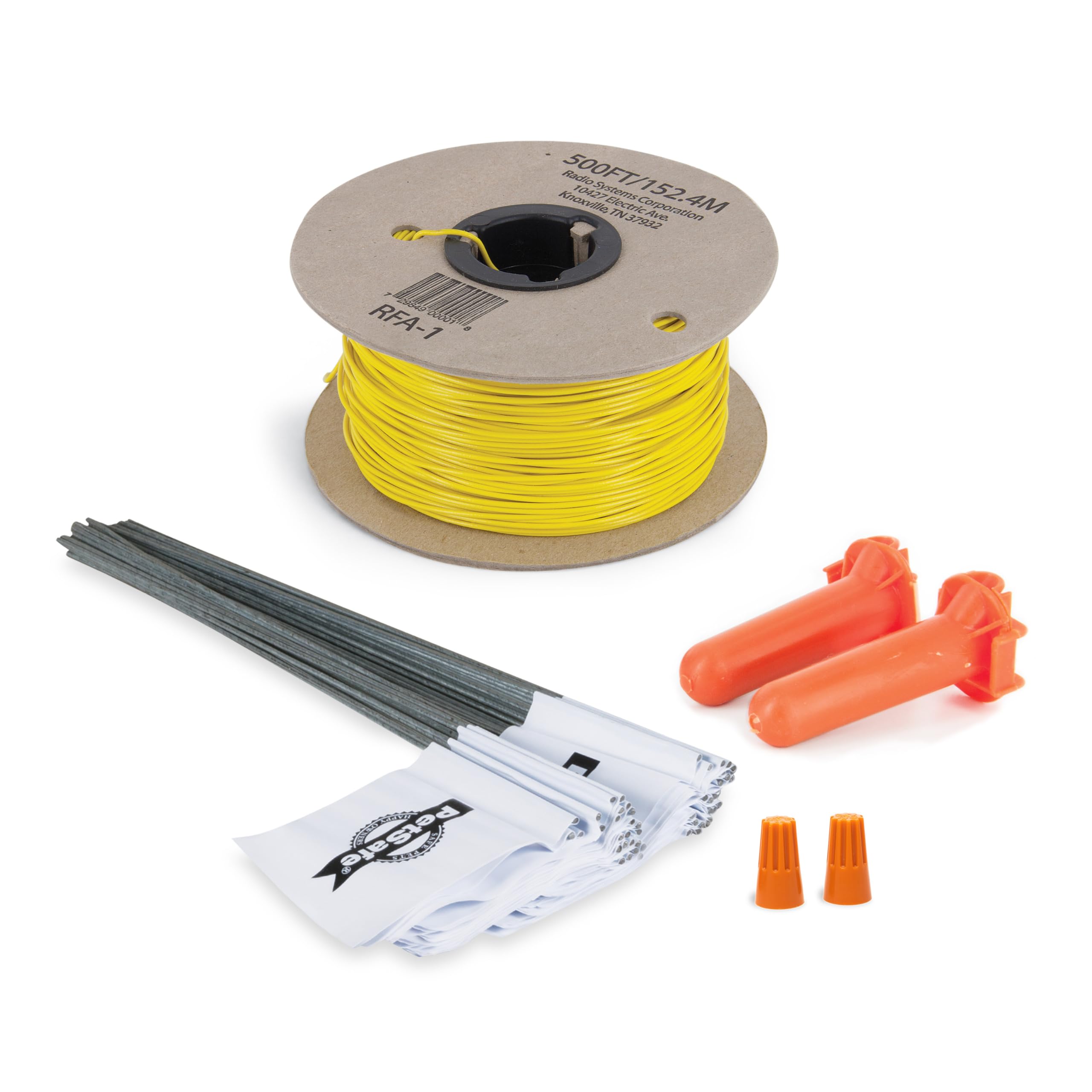 PetSafe - Cable Perimetral y Banderines para Vallas Enterradas - Kit de Extensión o Repuesto con Conectores - 152 m