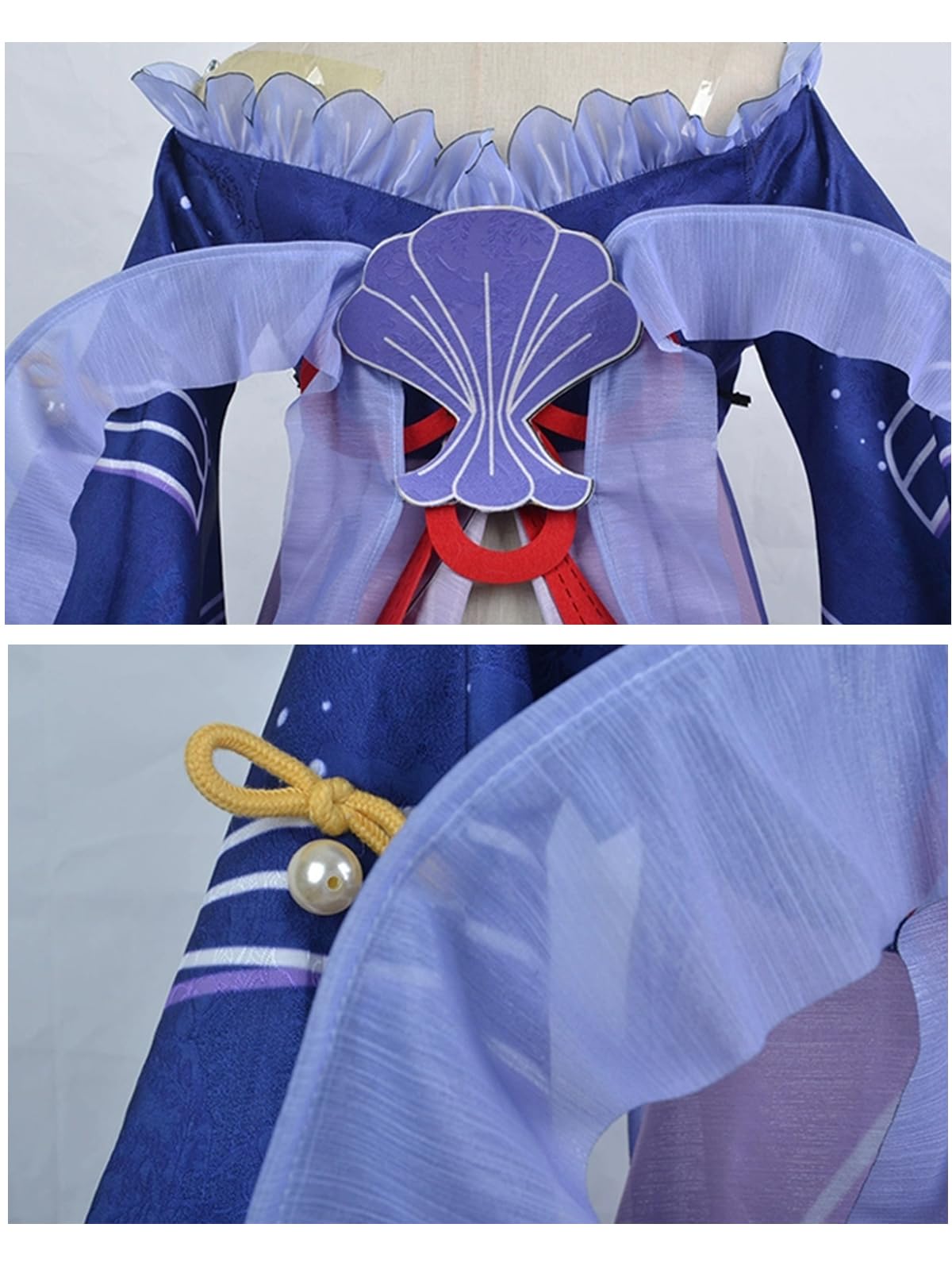 OSIAS Genshin Impact Traje de Cosplay de Sangonomiya Kokomi Disfraz Sangonomiya Kokomi (S)