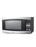 1&period;4 Cubic Foot Microwave with 10 Power Levels&comma; Small Microwave with Push Button&comma; 1100 Watt Microwave with Digital Control Panels&comma; Countertop Microwave with Timer&comma; Stainless Steel