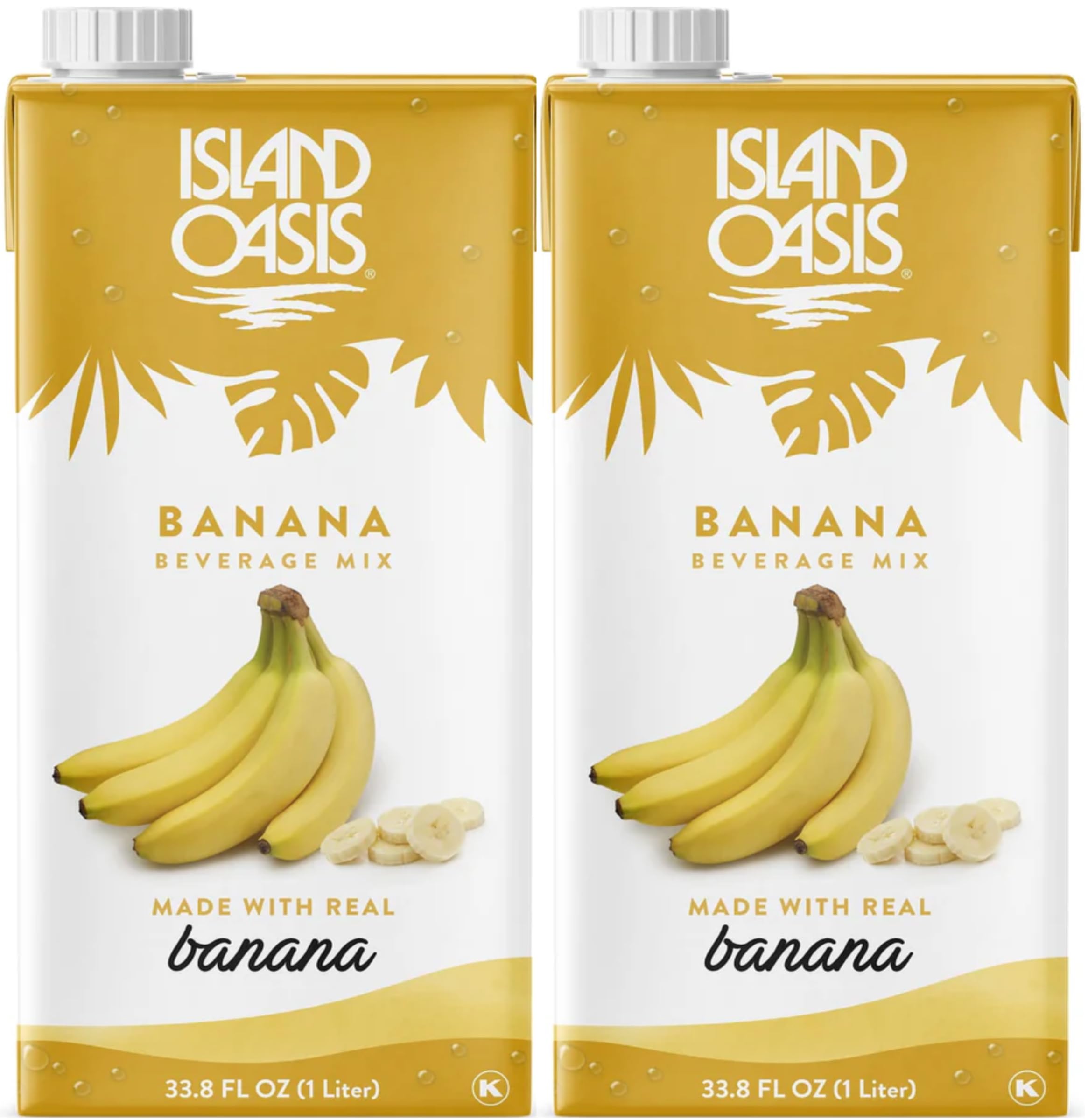 Amazon.com: Island Oasis Banana Fruit Puree Beverage Mix, 33.8 fl