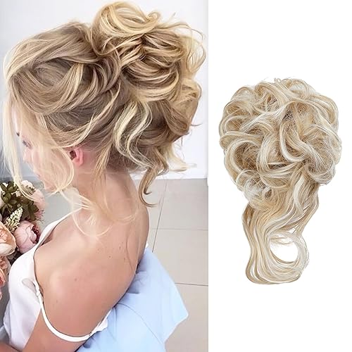 Messy Bun Hair Piece - Tousled Updo Hair Buns Extension