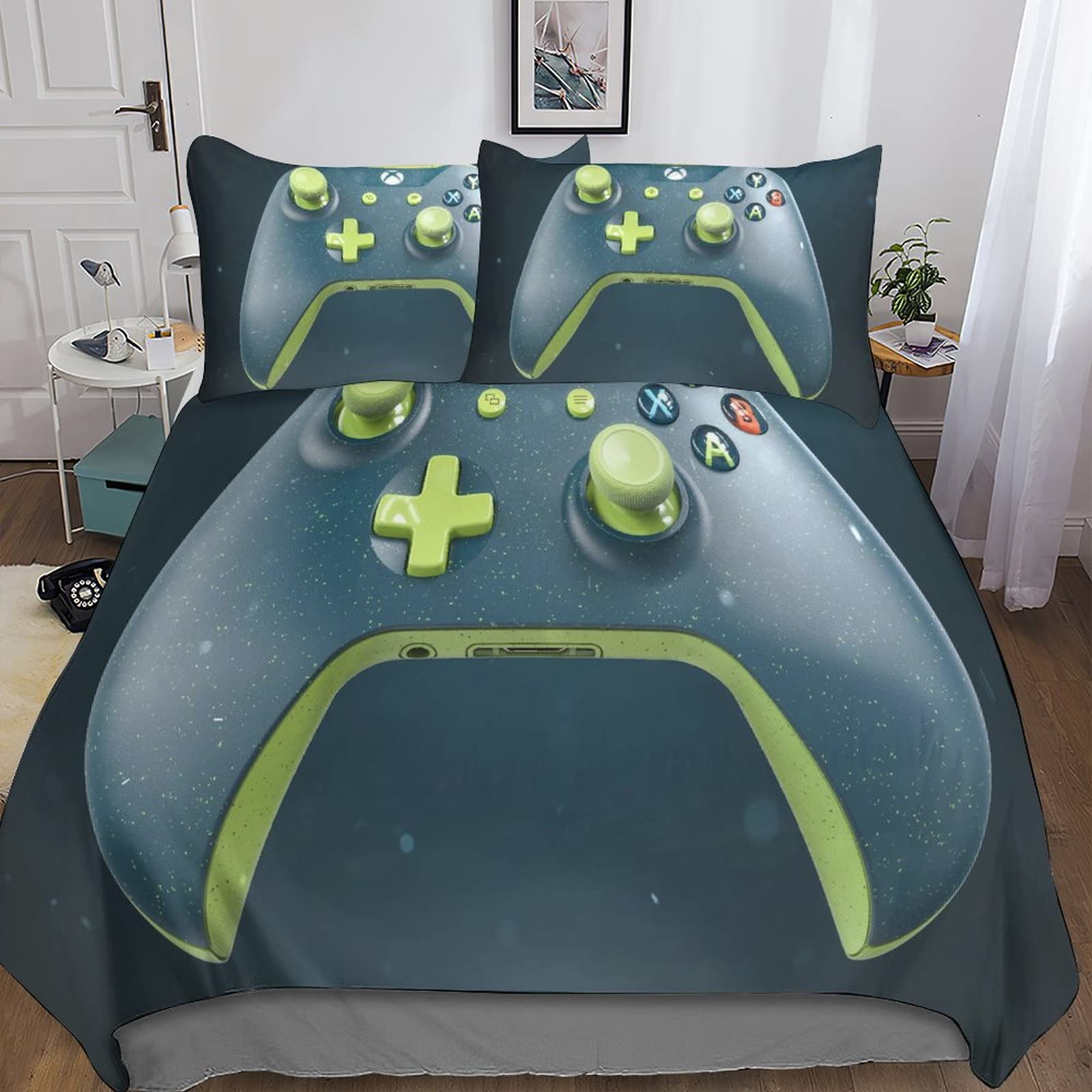 Housse de couette 3D de 200x200cm pour transformer la chambre d'un enfant gamer