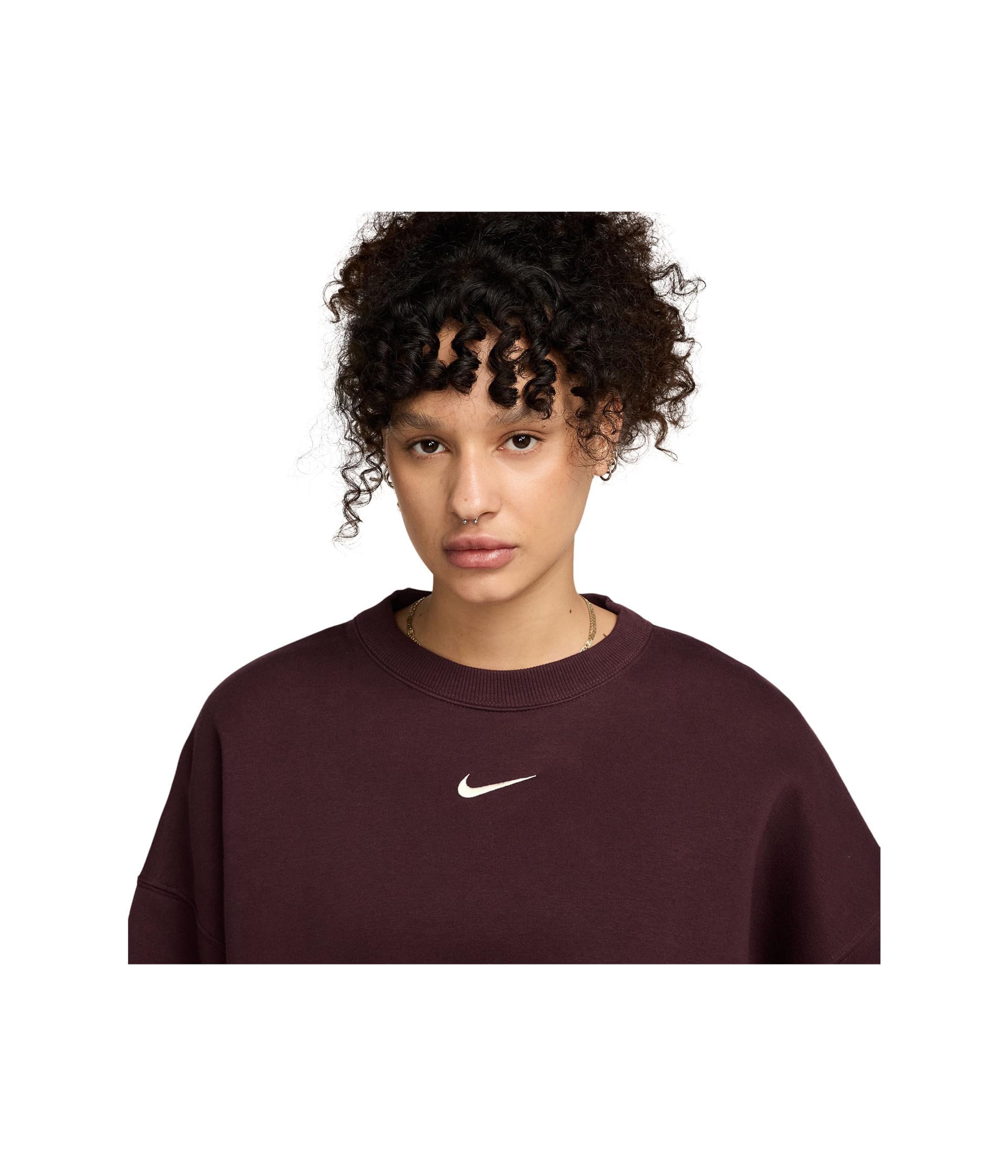 Nike Damen Nike Sportswear Phoenix Fleece Überextragroßes Rundhals-Sweatshirt für Damen Rundhals-Sweatshirt (1er Pack)
