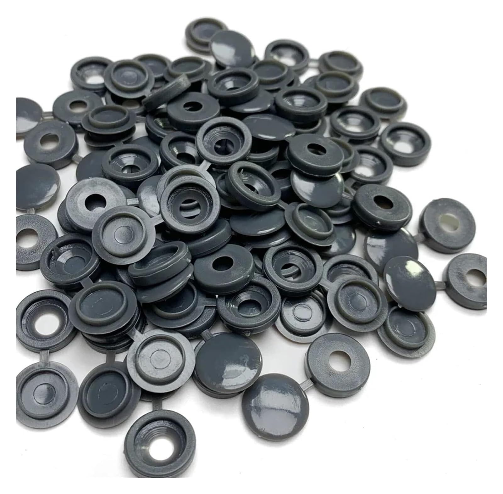 Plastikowe zaślepki na śruby zawiasach | Wielokolorowe 1000 szt. Plastikowe zaślepki na śruby na zawiasach do mebli i dekoracji samochodowych ion(Dark Gray)