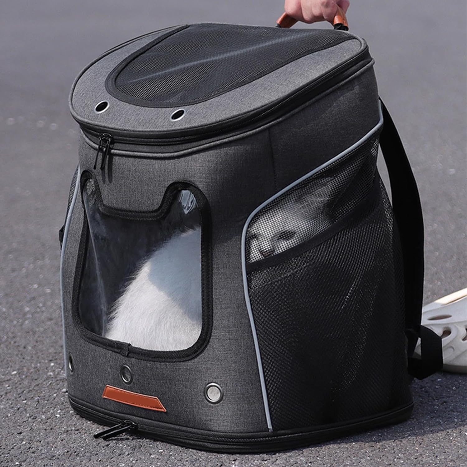 Outdoor Carrying Bag Breathable Bag Pet Holder Comfortable Shoulder Strap for Small Animals