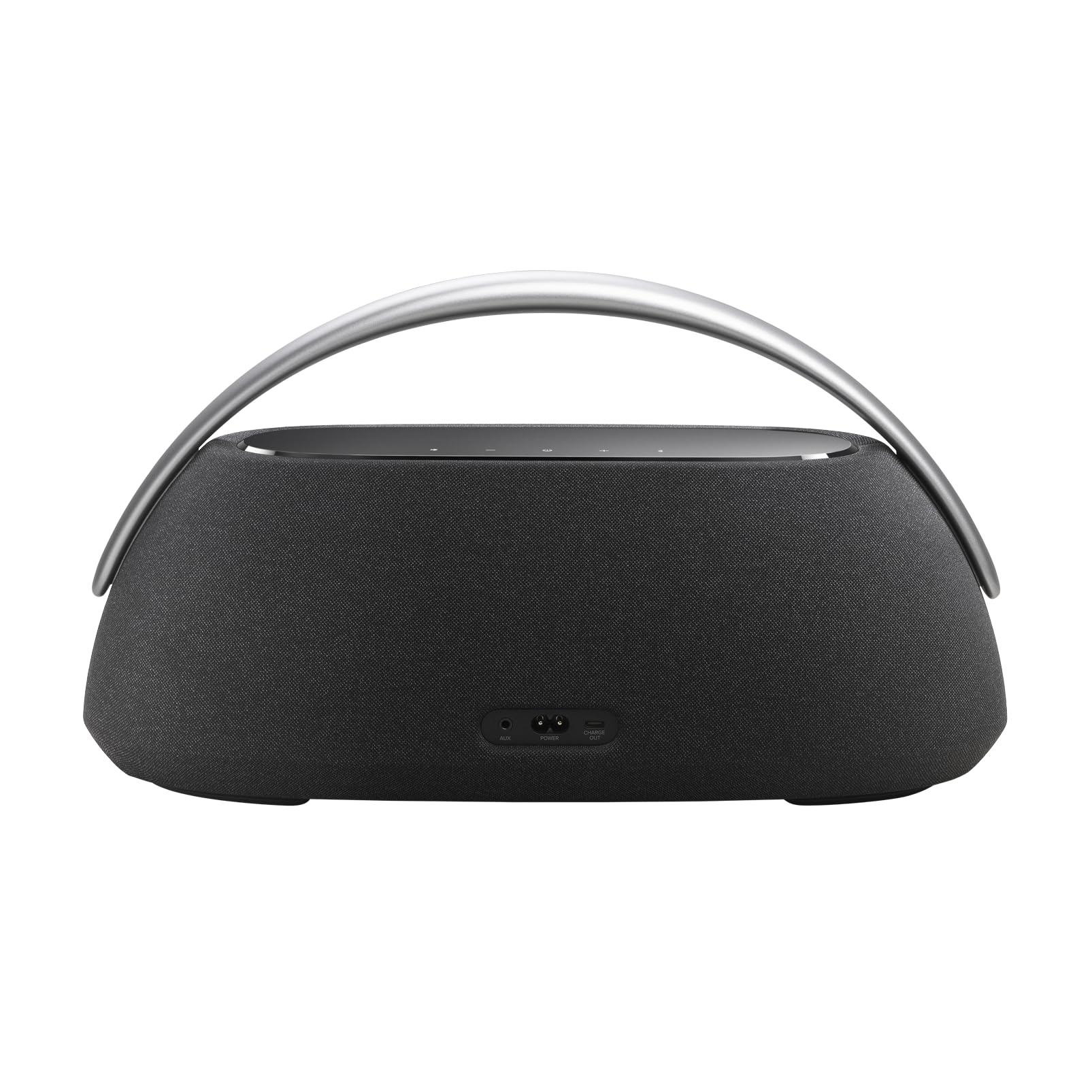 Harman Kardon Go + Play 3, Altoparlante Bluetooth Wireless Portatile, con Suono Stereo, Design Elegante, Doppio Microfono Integrato, Porta di Ricarica USB, Autonomia fino a 8 ore, Nero