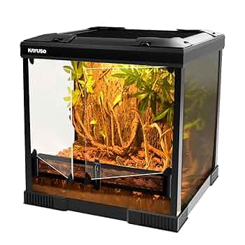 Amazon | 「KAYUSO」爬虫類 ケージ レオパ ケージ グラス