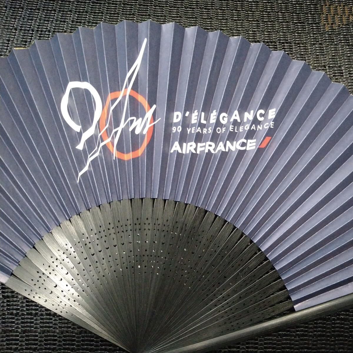 エールフランス扇子 レトロ エールフランス扇子 レトロ