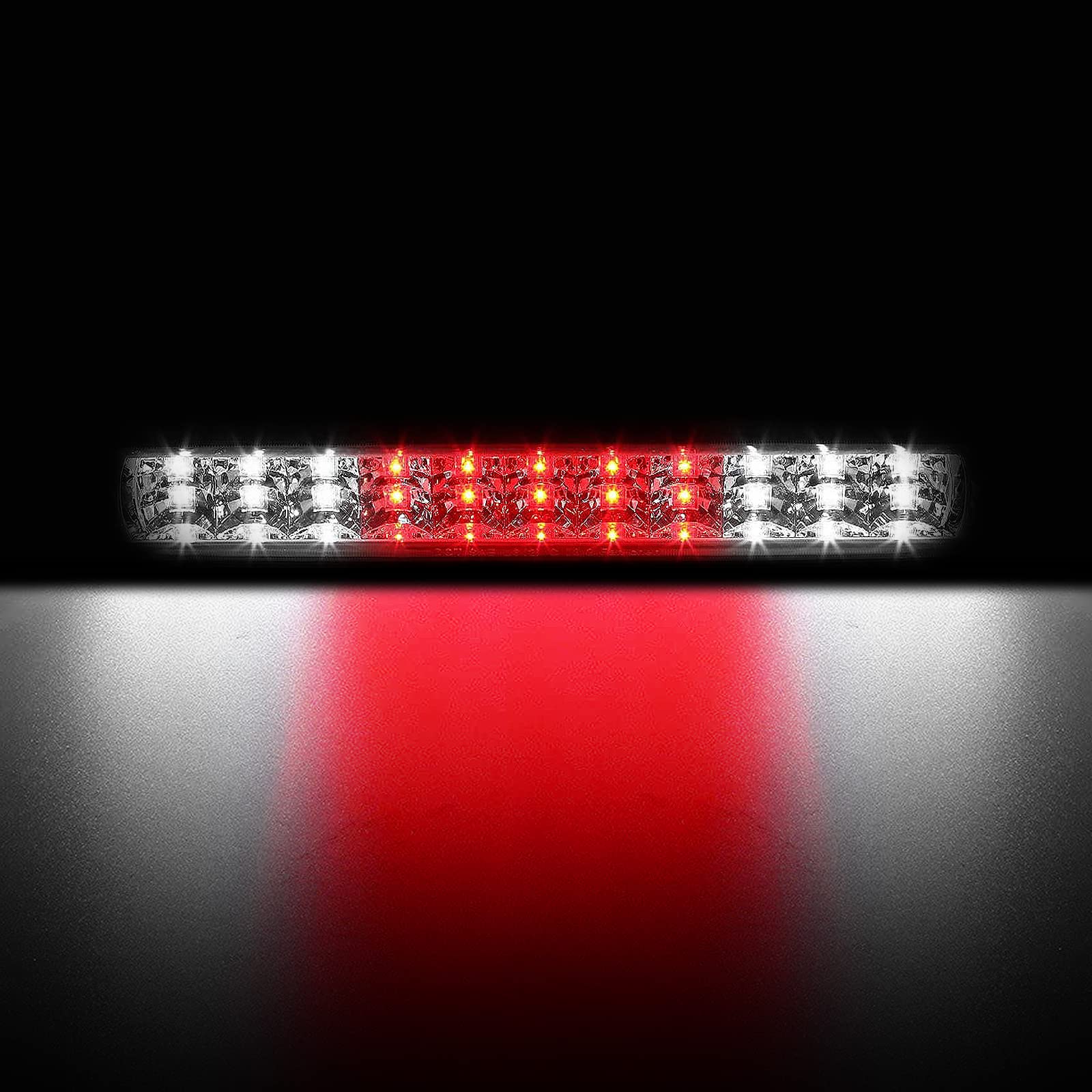 High Mount 3rd Stop Light Compatible with 2004-2012 Chevy Colorado & GMC Canyon Third Center Cargo Reverse Rear LED Brake Light Bar Taillight (Smoke)