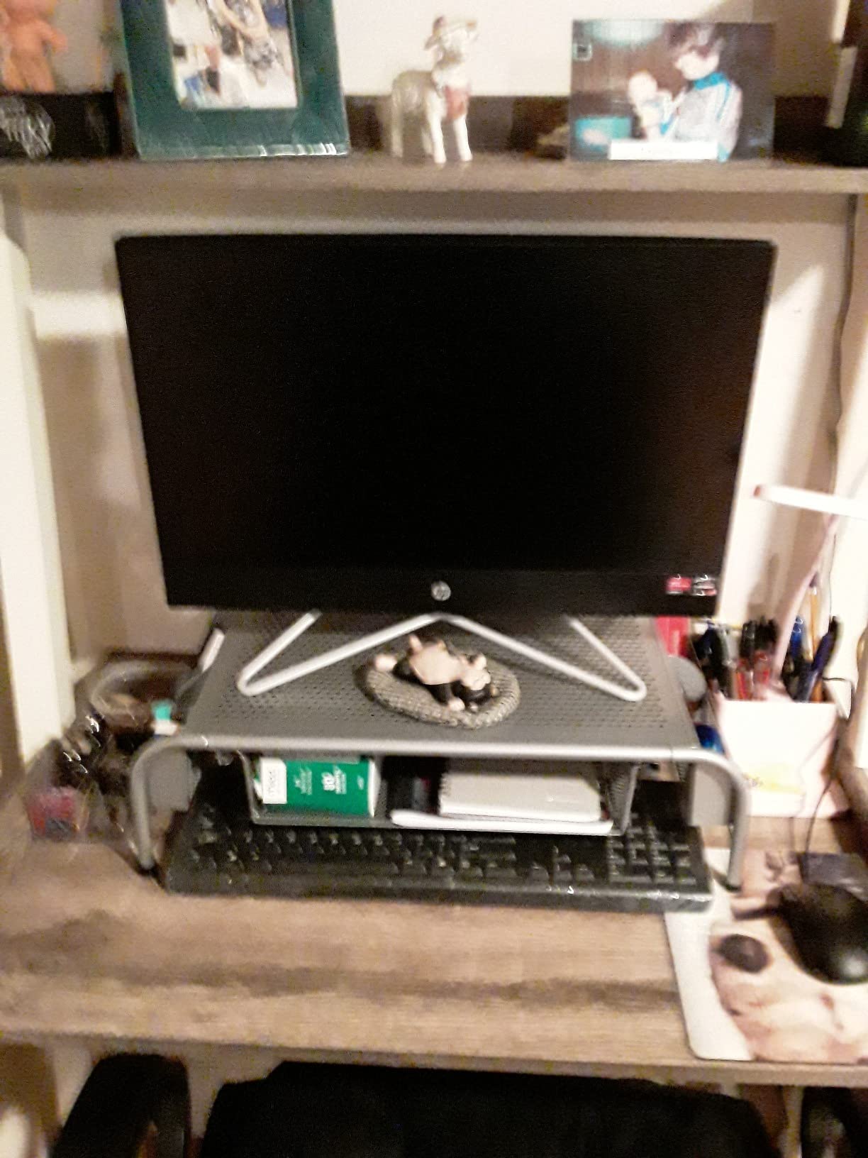 6/mo Finance SimpleHouseware Metal Desk Monitor Stand Riser with