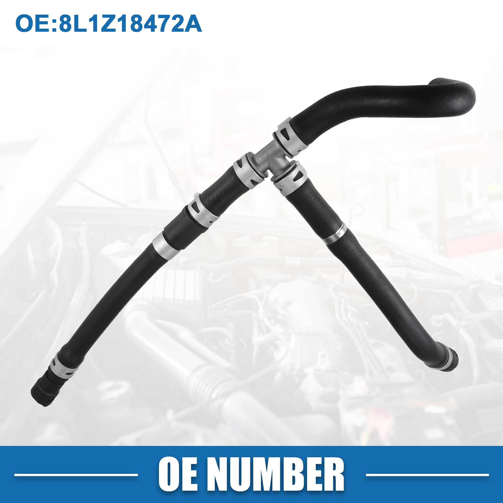 Amazon.com: A ABSOPRO Engine Heater Hose Assembly No.8L1Z18472A