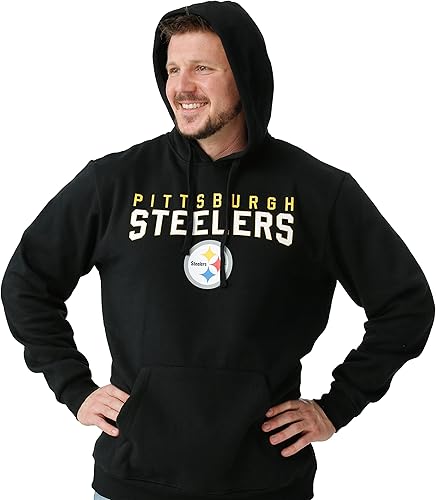Miniatura 111 de FOCO Sudadera con capucha para hombre con logotipo del equipo de la NFL