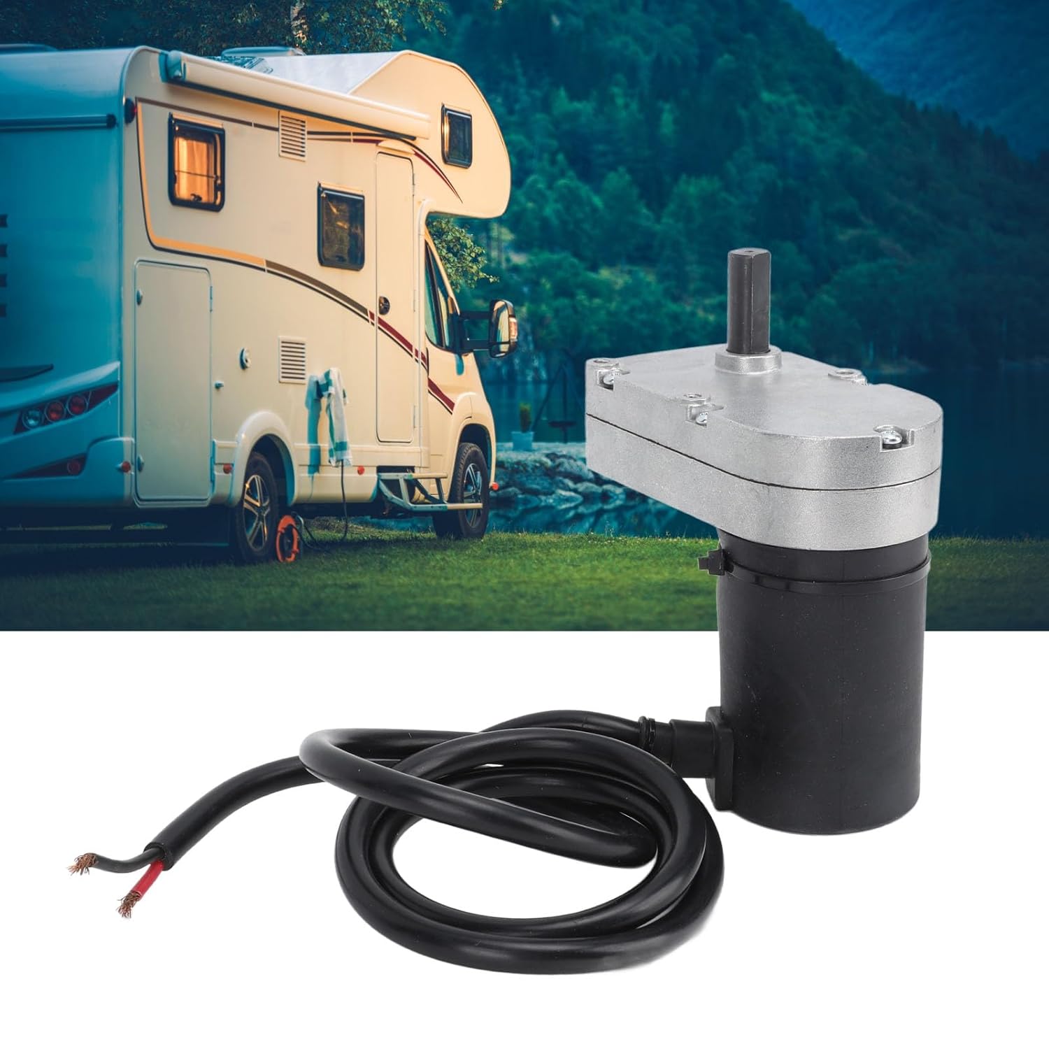 Electric RV Stabilizer Jack Motor, 12V DC, 3N.m Rated Torsion, Replacement for Components, Wide Application