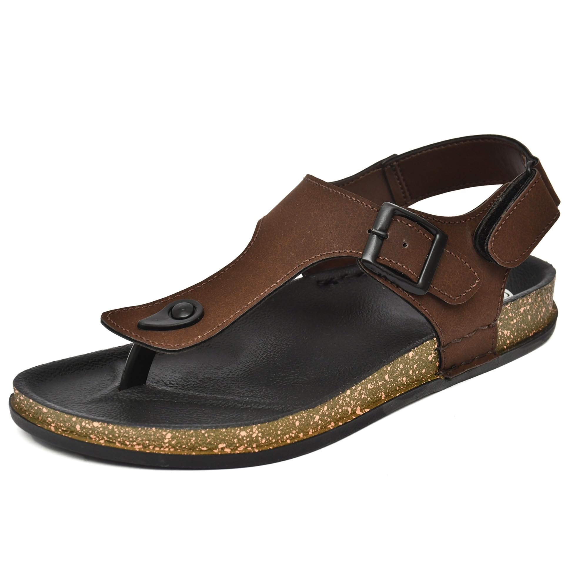 g l trend Men Thong-Strap Slip-on Waterproof Sandal with Metal Accent Waterproof Sandal-picture-33
