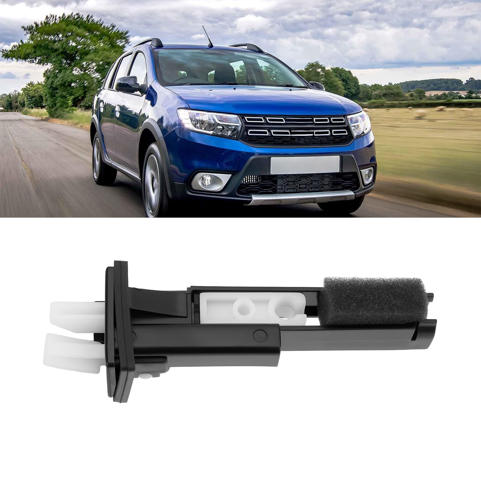 Auto Fuel Filler Flap Lock 788276143R Compatibile con Dacia Sandero Nero