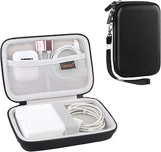 Small MacBook Power Adapter Case, Black