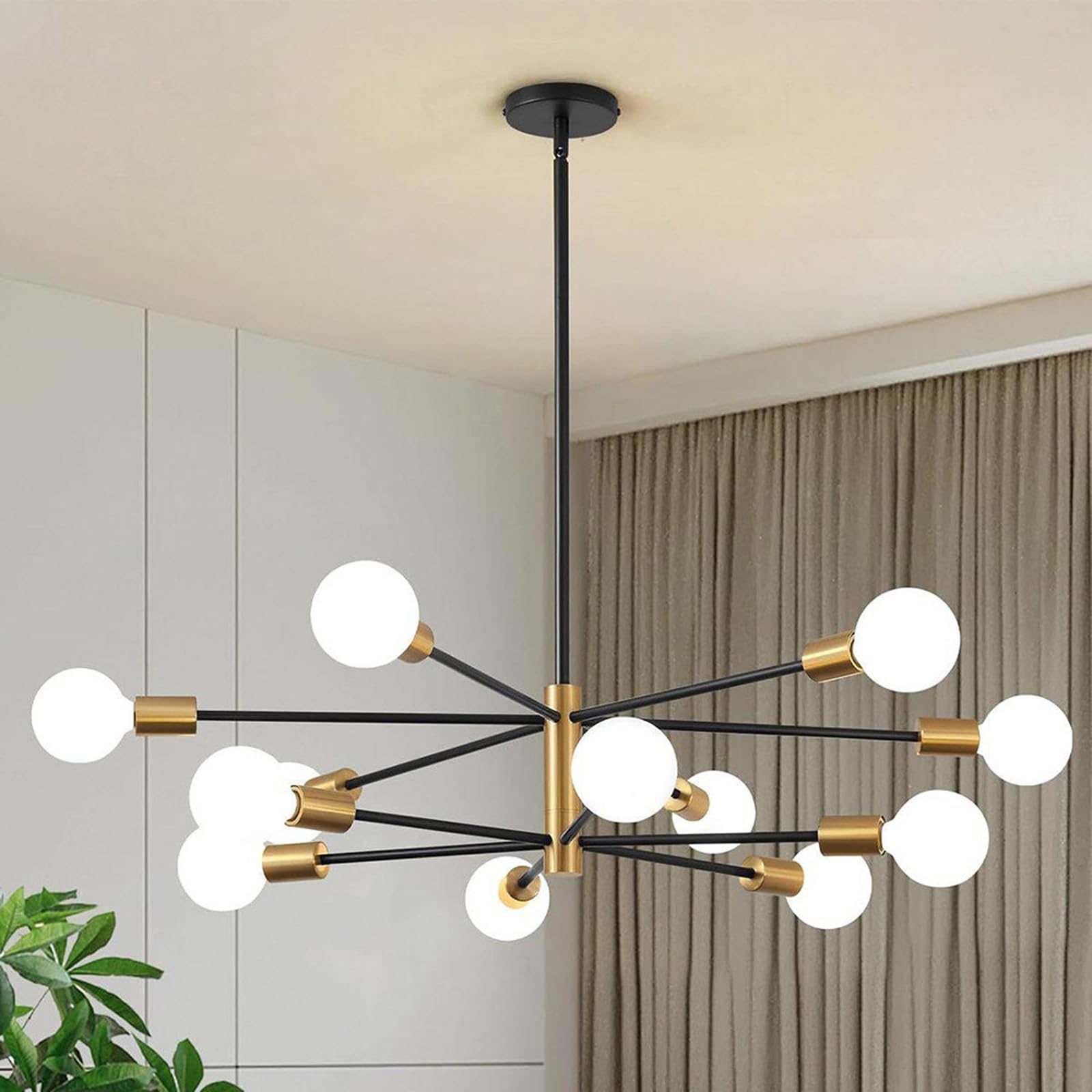 Lámpara de Suspensión E27 Sputnik 12 luces para salón 8