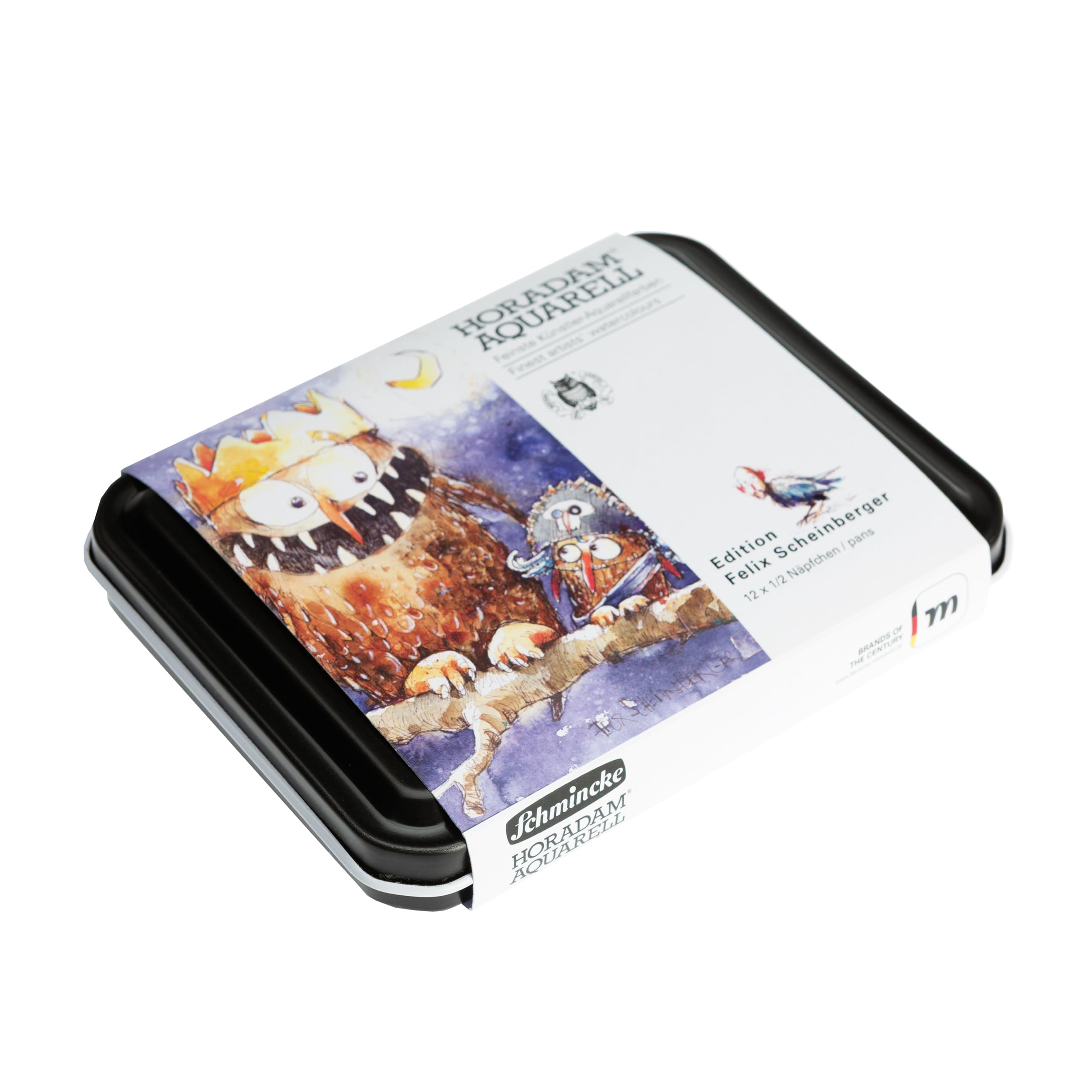 Schmincke HORADAM AQUARELL, Farbkasten Metall 12 Farben,74 669 097 | Felix Scheinberger Set