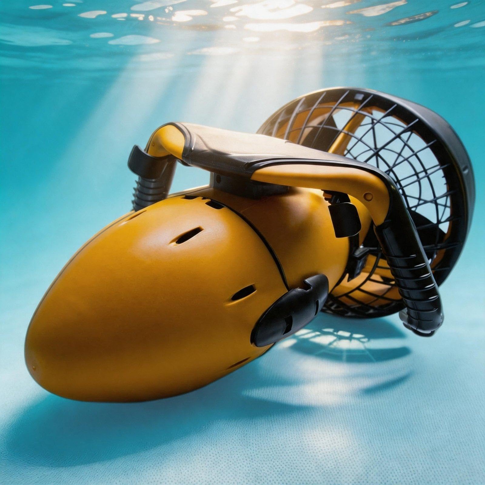 HalksuyNa Water Scooter with 60min Runtime, 500W Power & Adjustable Speed, IP68 Waterproof 30M for Pool Diving Snorkeling Sea Adventures Swimming Outdoor Sports