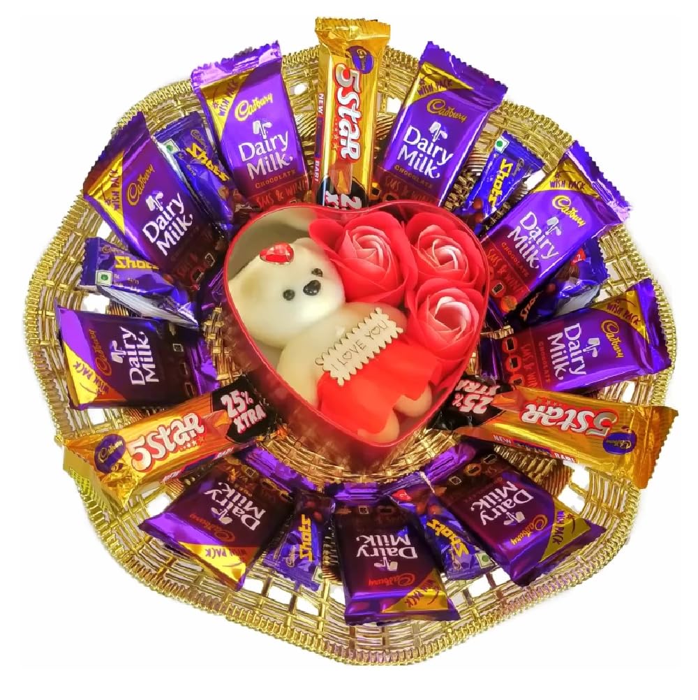 SFU E Com Assorted Chocolate Gift Hamper | Chocolate Gift For Birthday, Anniversary, Valentine, Diwali, Rakhi, New Year | 024 (B0CSWRGLXT) Amazon Price History, Amazon Price Tracker