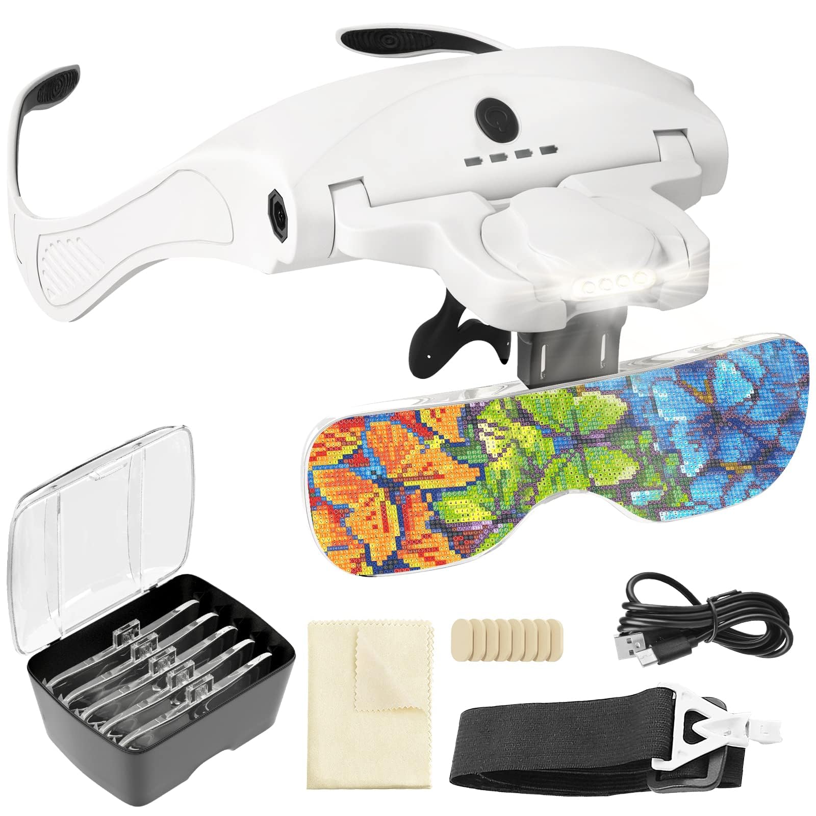 Amazon.com: ARTDOT Magnifying Glasses with Light for Diamond Art