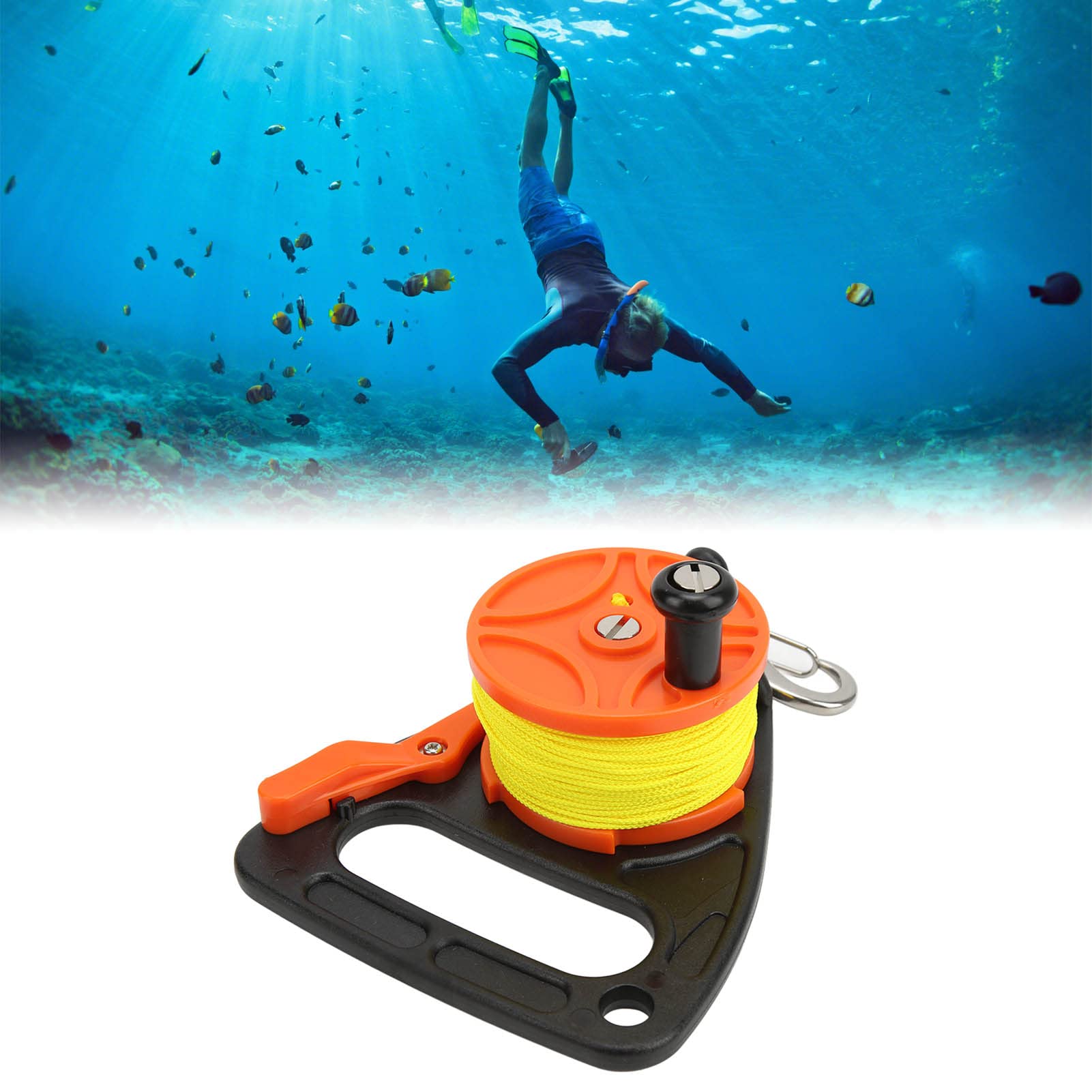 KIMISS Mulinello per Immersione Mulinello per Immersione Mulinello per Immersione Mulinello per Immersione Mulinello per Immersione con Gancio per Pollice per Lo Snorkeling Subacqueo