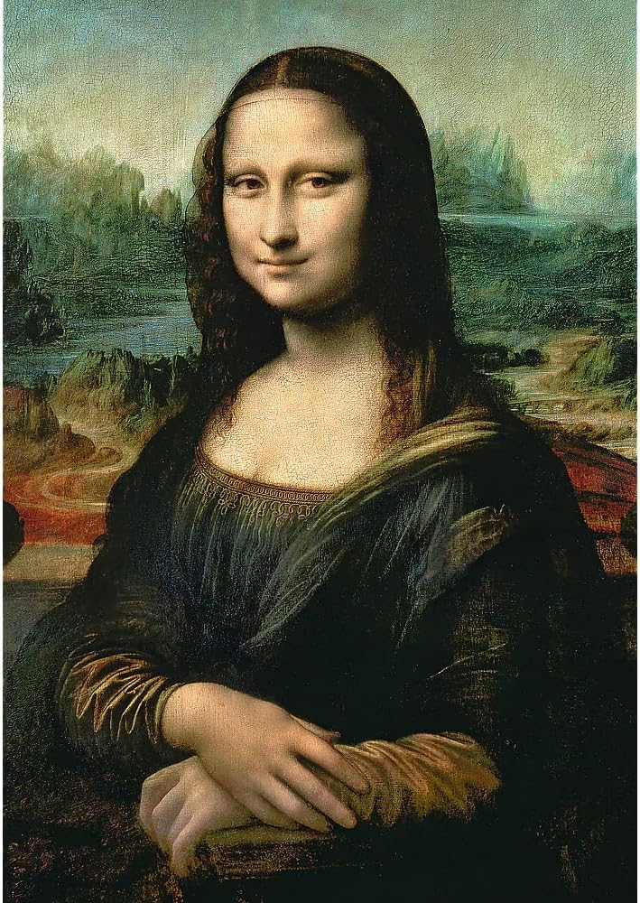 Trefl Mona Lisa Puzzle 1000 Elementów Art Collection o Wysokim Nasyceniu Kolorów dla Dorosłych i Dzieci od 12 lat
