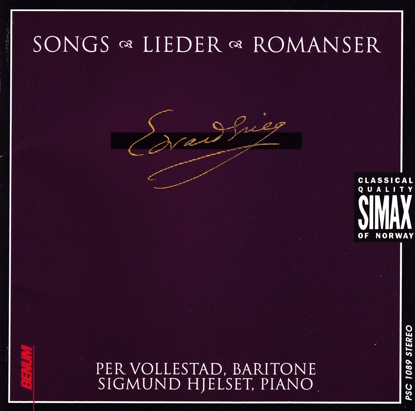 Grieg - Songs
