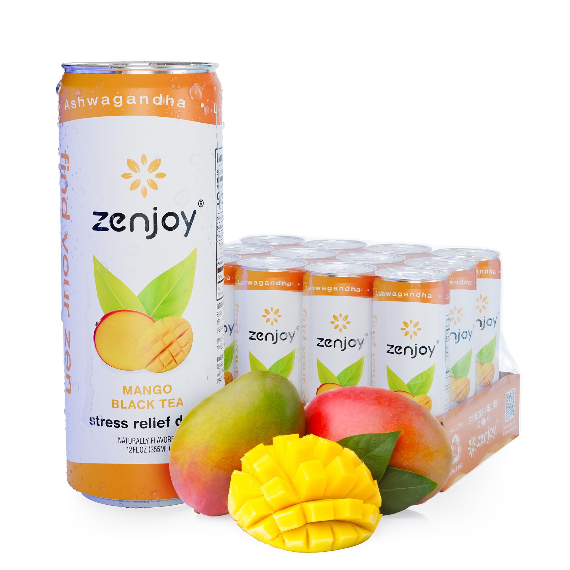 Amazon.com : Zenjoy Stress Relief Drink, Calming Black Tea, Non
