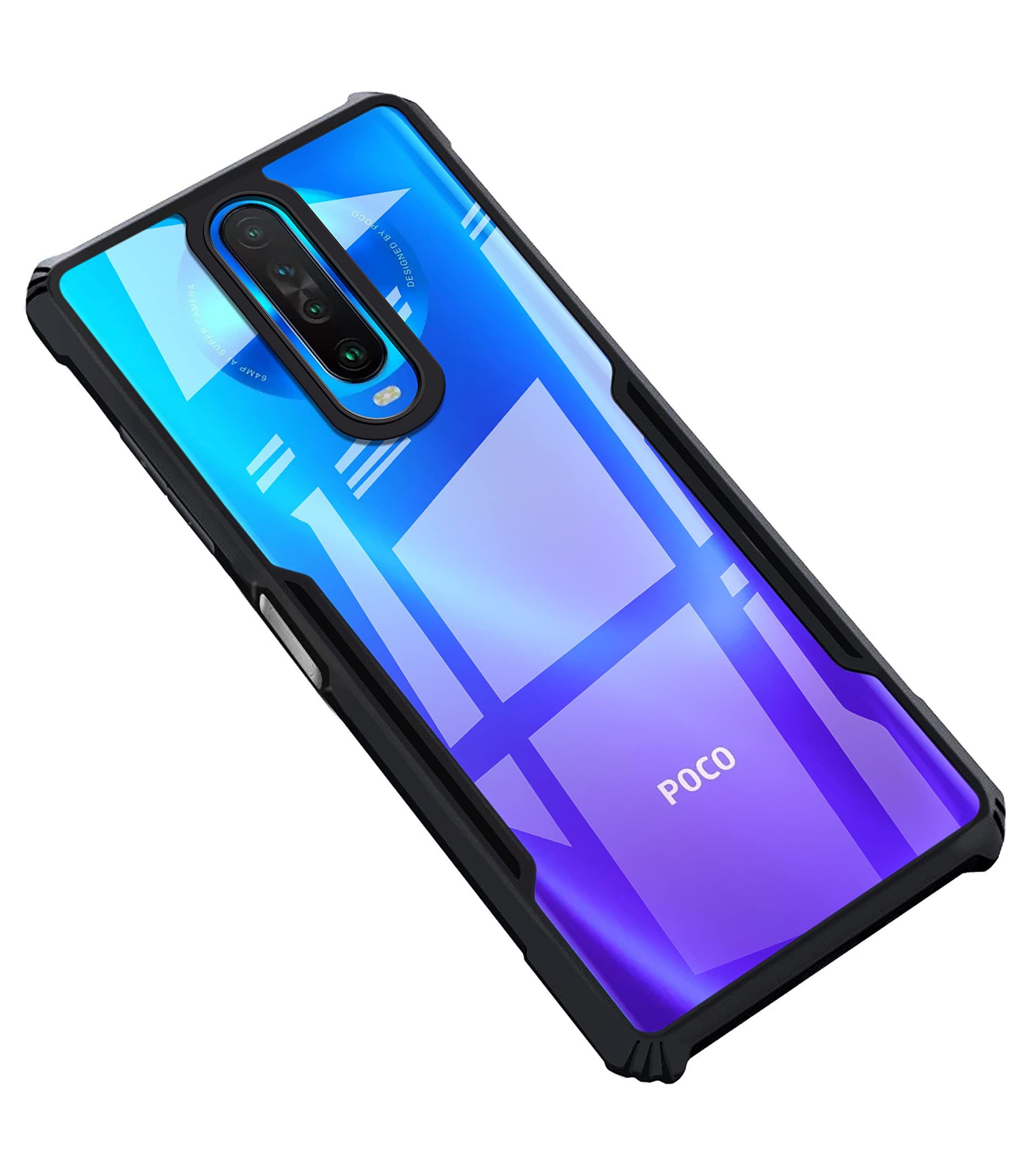 Amazon Brand - Solimo Back Case Cover for Mi Redmi K30 / Poco X2 | Compatible for Mi Redmi K30 / Poco X2 Back Case Cover | Clear Case with Camera Protection | (TPU + PC | Matte Black) (B0BJKGNHV5) Amazon Price History, Amazon Price Tracker
