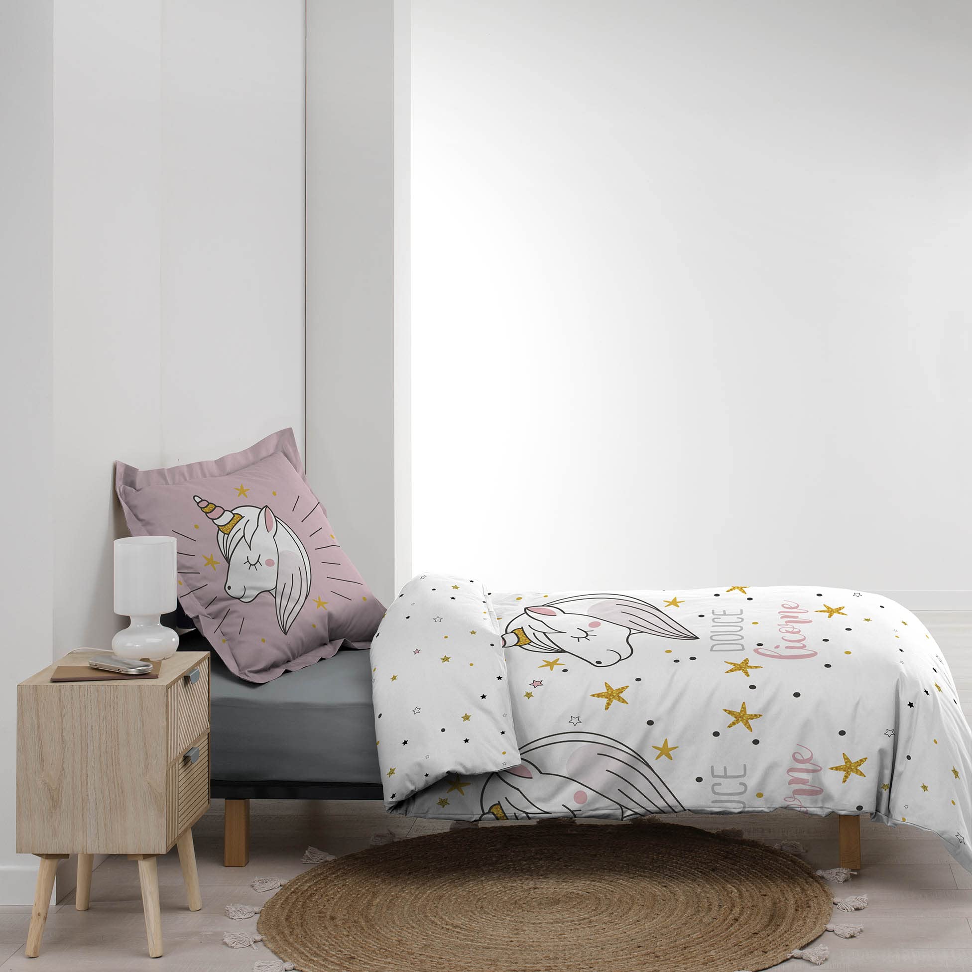 douceur d'intérieur, 2-częściowy zestaw (140 x 200 cm) LiliRose, 100% bawełna