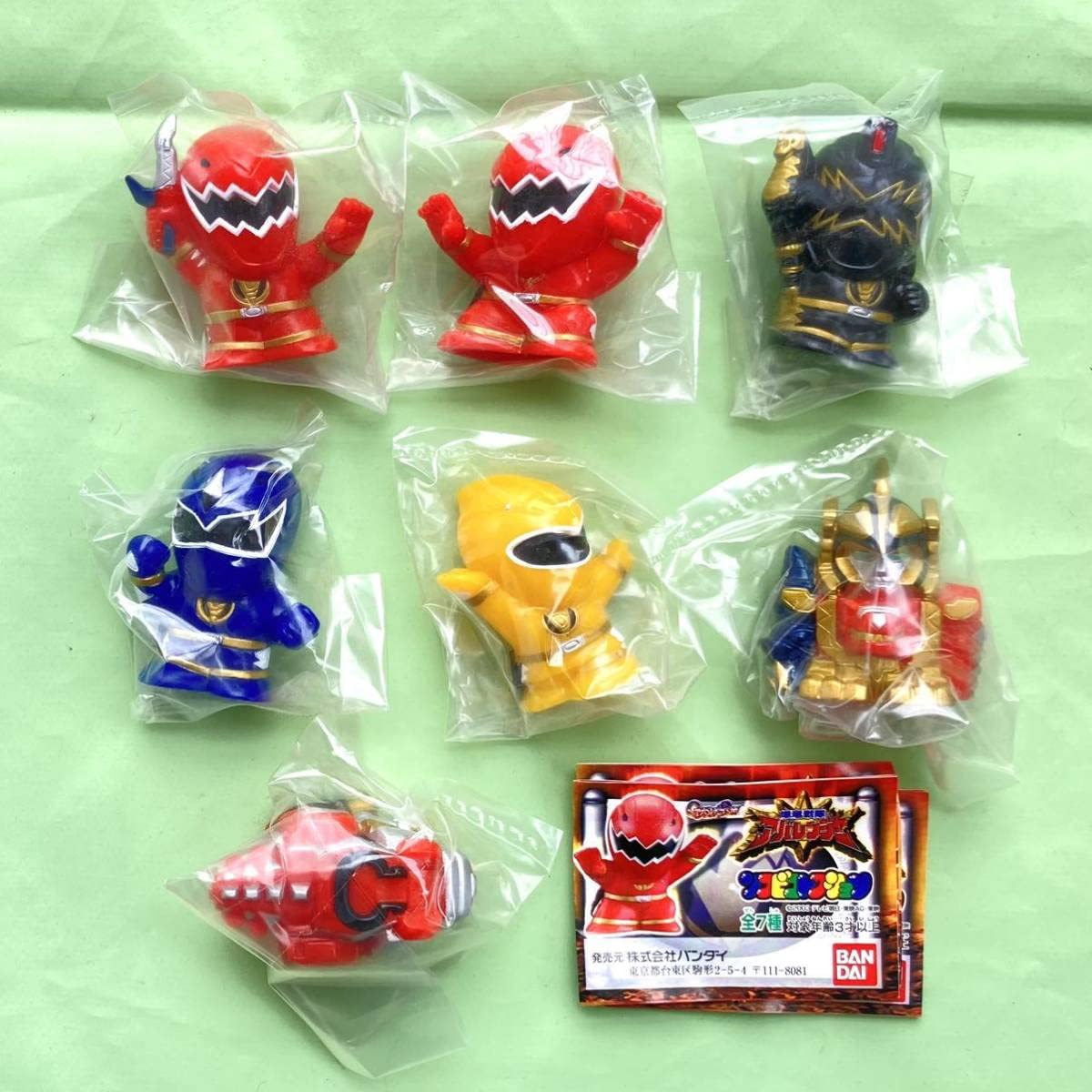 Amazon.co.jp: ガチャ 爆竜戦隊アバレンジャー ソフビコレクション 全7