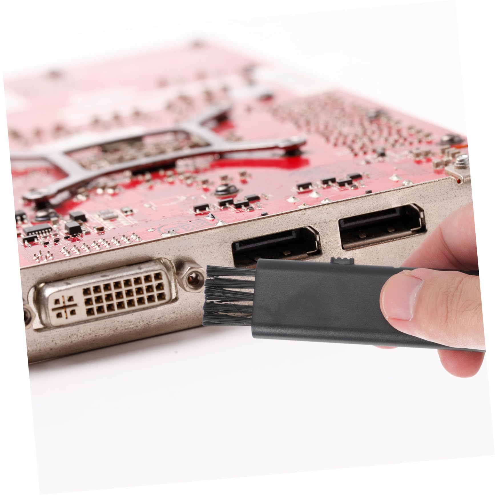 OSOLADY Keyboard Dust Soft Cleaning Brush Dust Removal Tool Anti-Static Portable Keycap Puller