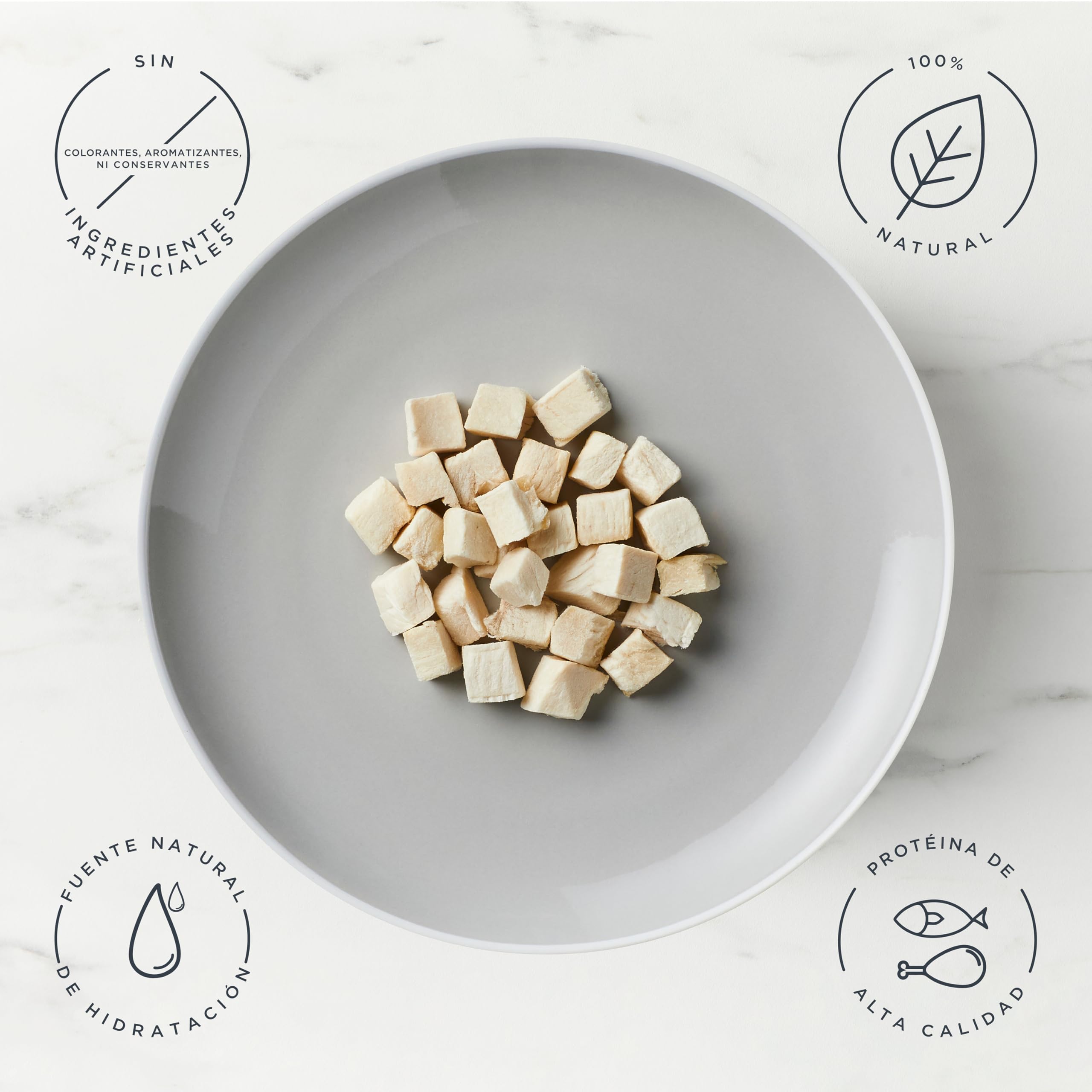 Encore Premios para Gatos 100% Naturales de Pechuga de Pollo, Congelados al Vacío, Snacks Saludables para Gatos Sin Granos para Recompensas y Entrenamiento - Paquete de 12 Bolsitas de 10 g