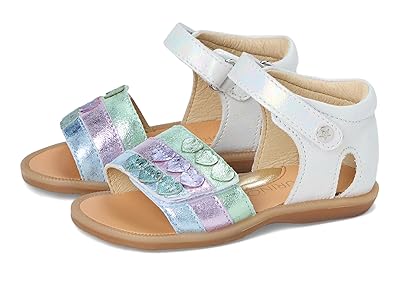 Naturino Axis (Toddler/Little Kid) Girls Shoes White/Multi : EU 24 (US 7.5 Toddler) M, Leather
