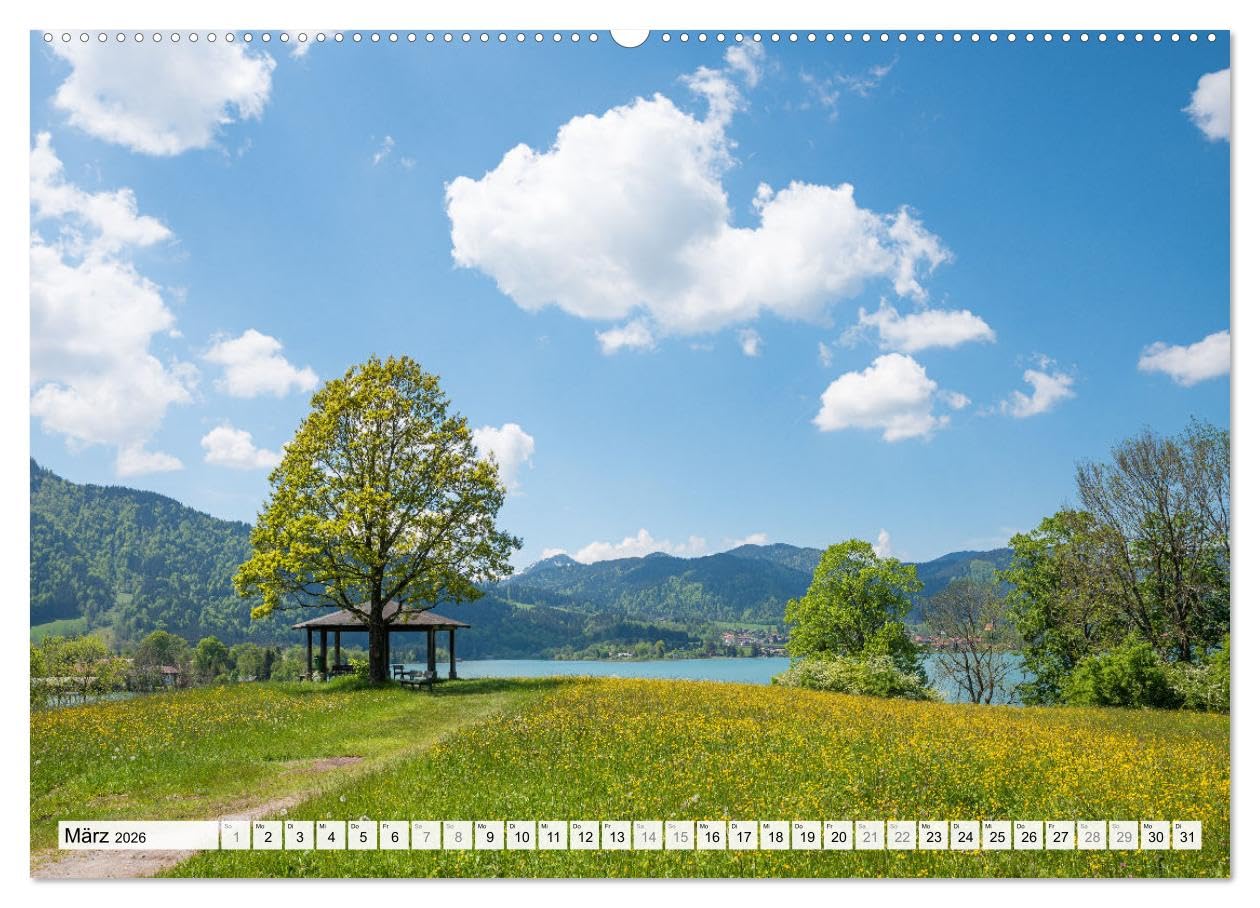 Es is so schee am Tegernsee (hochwertiger Premium Wandkalender 2026 DIN A2 quer), Kunstdruck in Hochglanz: Impressionen rund um den Tegernsee (CALVENDO Natur)