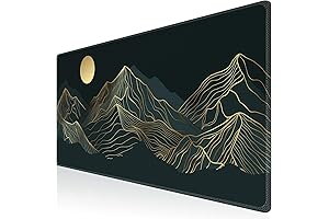 iLeadon Large Mouse Pad XXL Extended Rubber Desk Pad Aqua Cyan