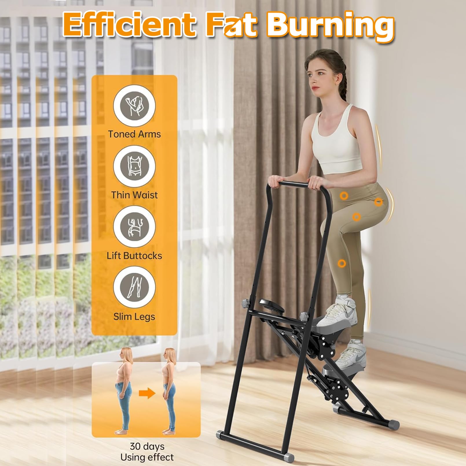 Amazon | 垂直クライマー階段ステッパー、家庭用エクササイズ全身